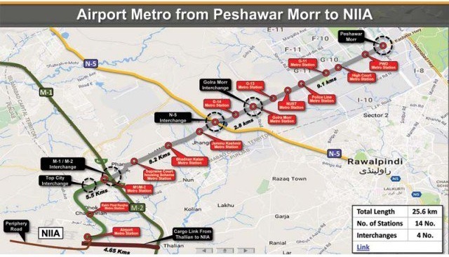 Kashmir Highway Metro Bus