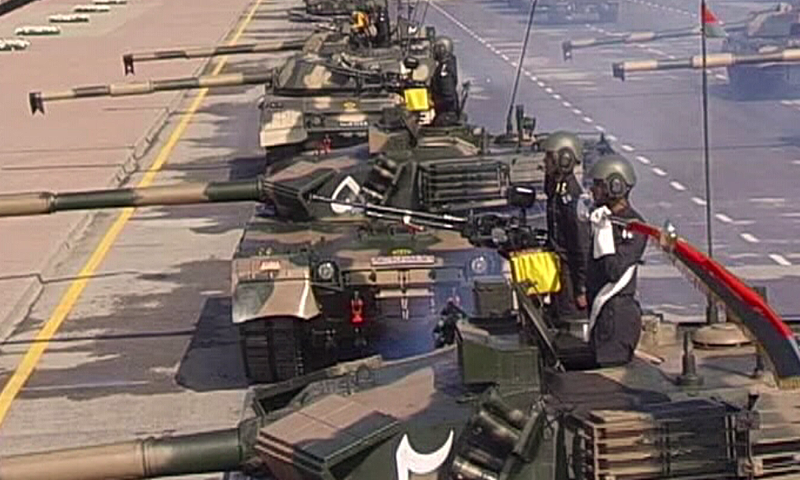 28 - Pakistani Tanks at the Parade Venue