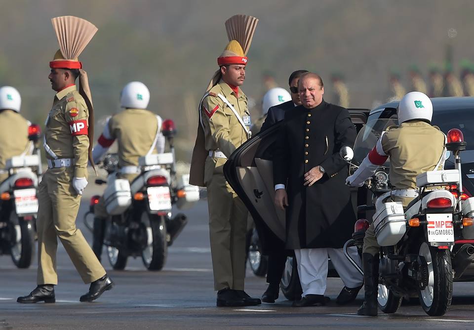 5 - Nawaz Sharif Arrives at Pakistan Day Parade