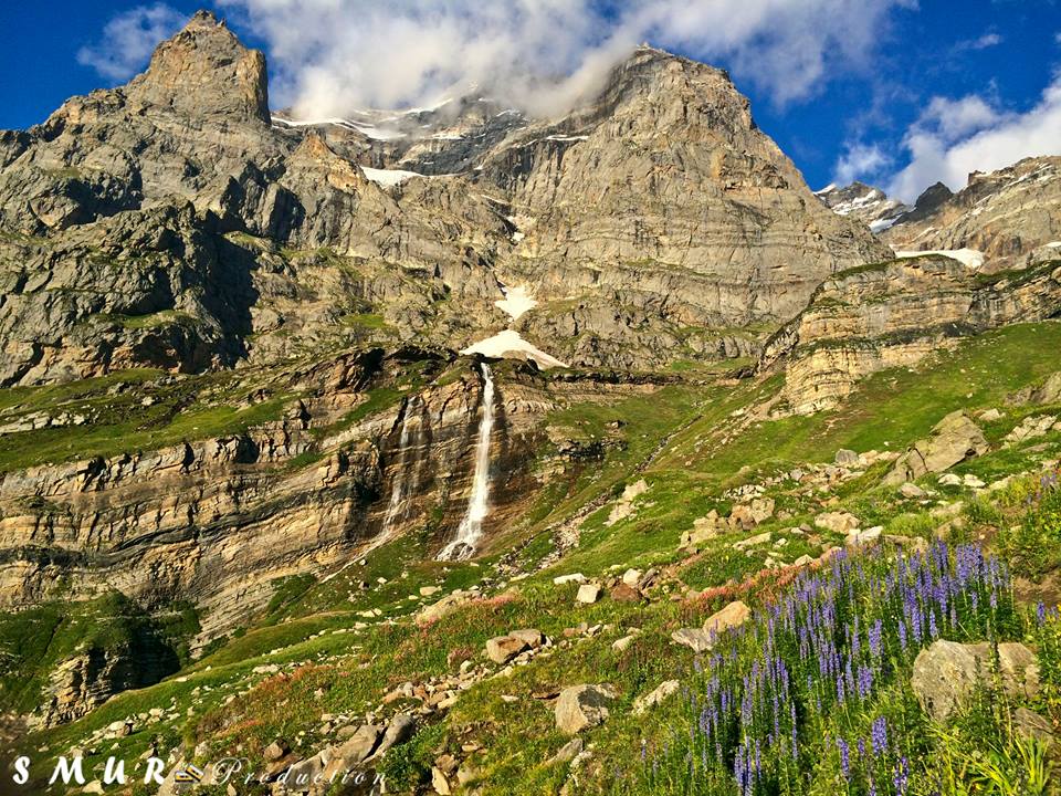 6 - Giant mountains above Dak2 towards Chitta Katha Lake, Shounter Valley, Azad Kashmeer