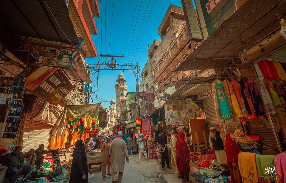 An Old Bazar in Lahore