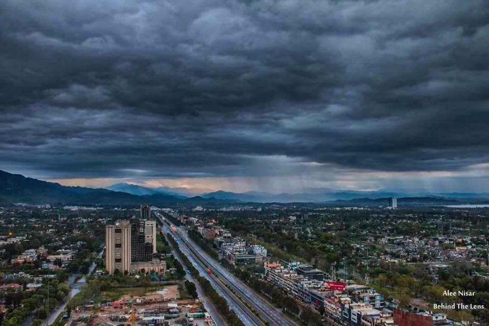 Rain in Islamabad