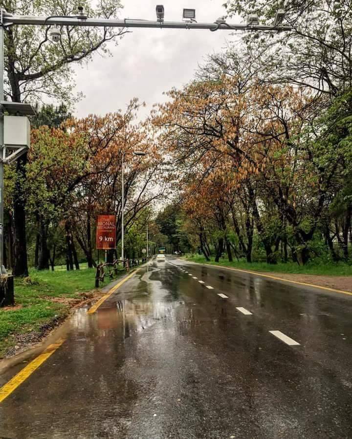 Rain in Islamabad