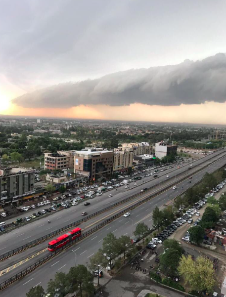 Rain in Islamabad