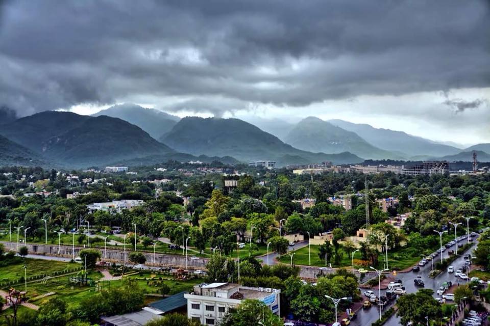 Rain in Islamabad