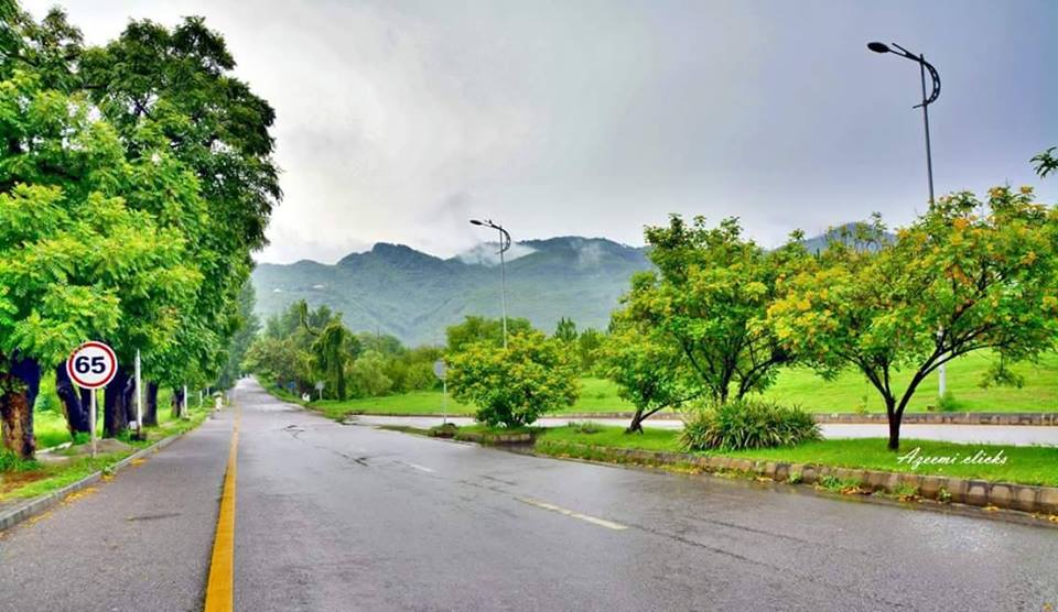 Rain in Islamabad