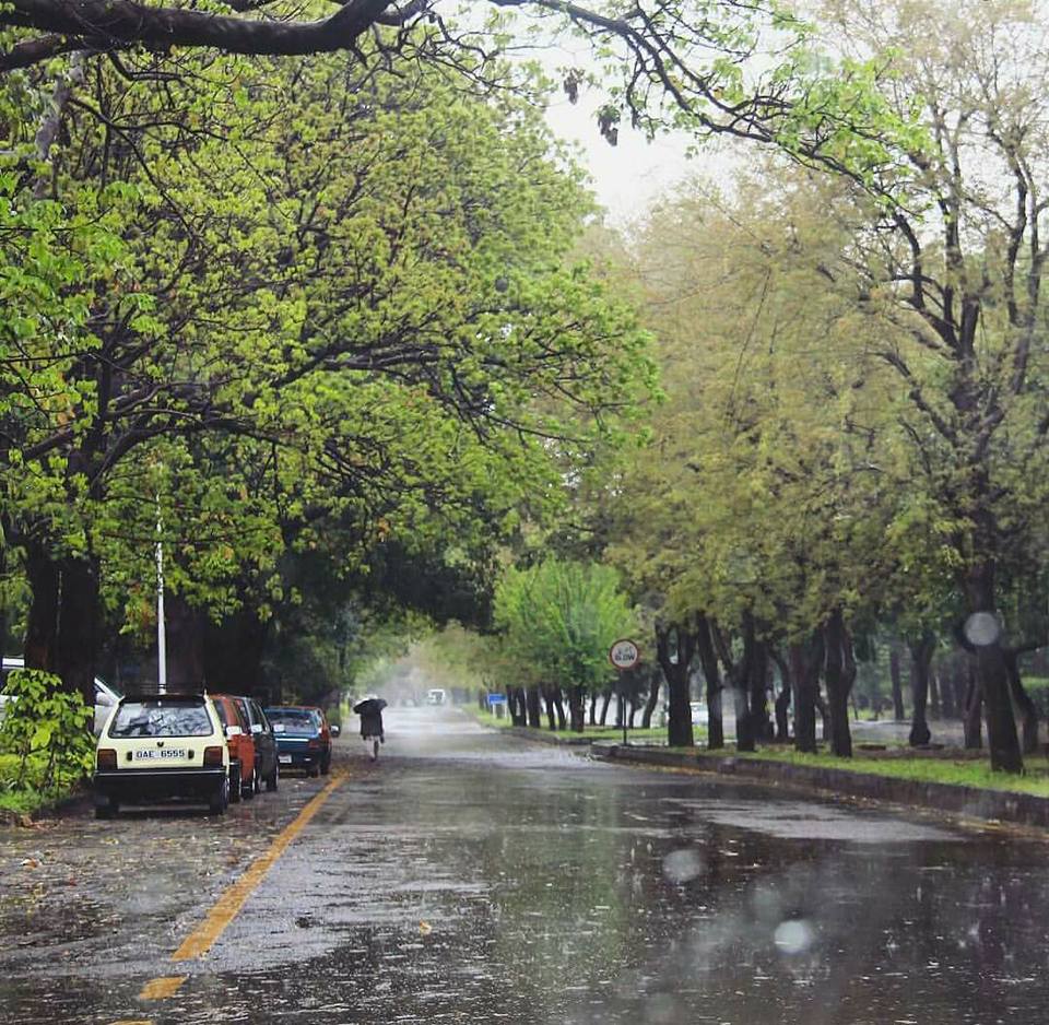 Rain in Islamabad