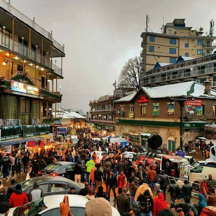 30 - GPO Chowk in Murree is often crowded