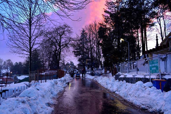 32 - This is the view of Streets of Murree during extreme winter season