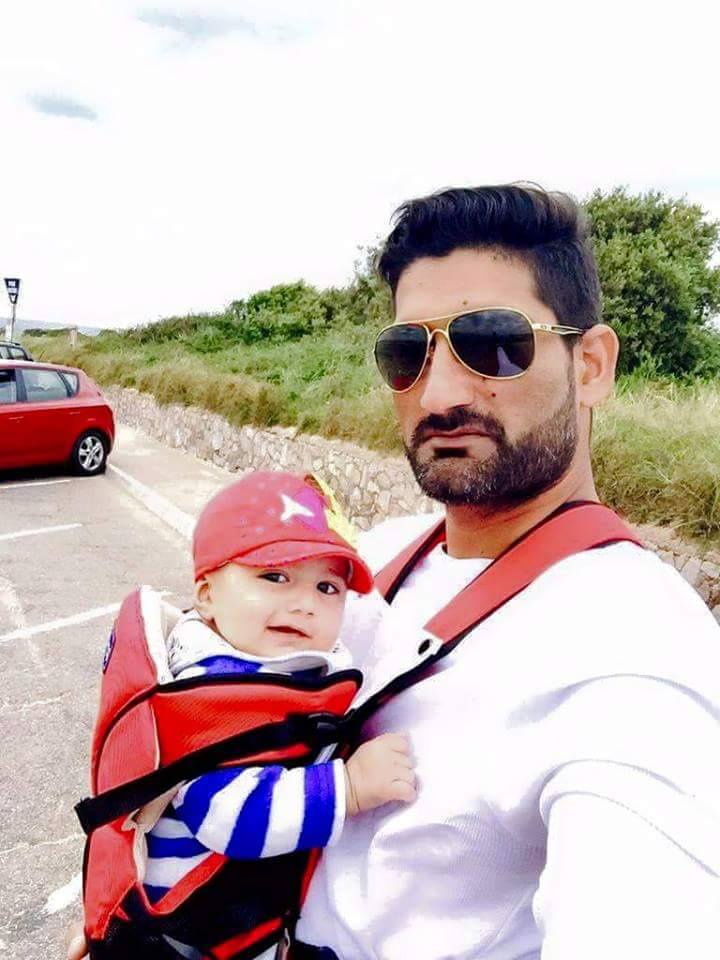 Sohail Tanvir with his son