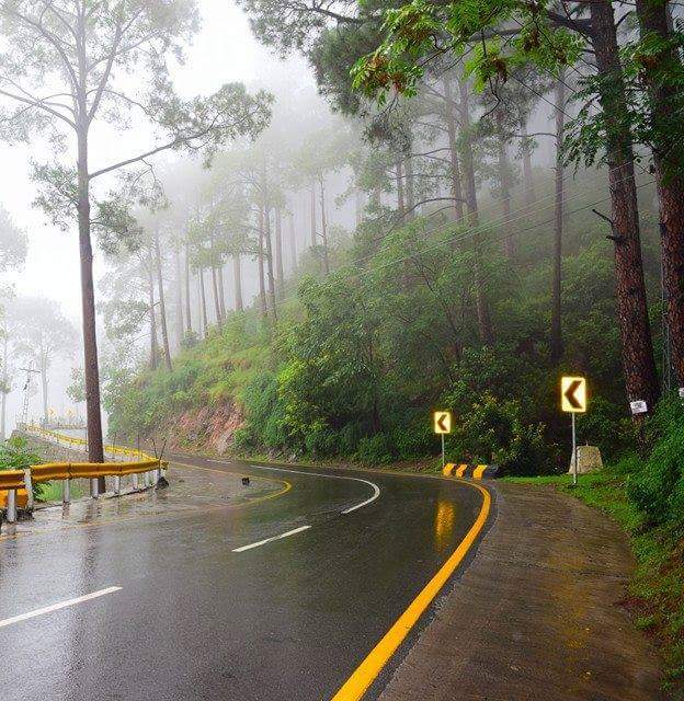 48 - Rain offen enhances the beauty of Murree