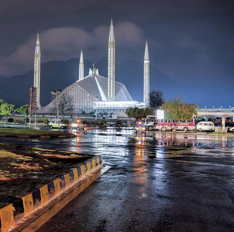 Rain in Islamabad