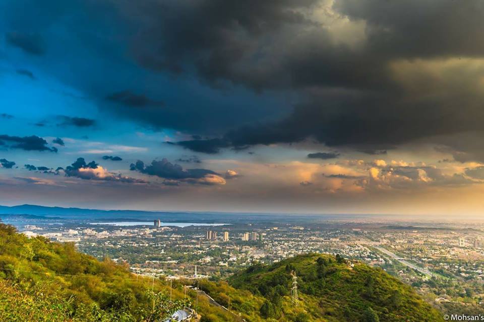 Rain in Islamabad