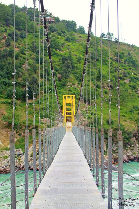 A pedestrian bridge in Bahrain, Swat