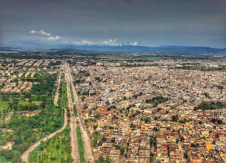 15 - Rawalpindi on the right and Islamabad on the Left