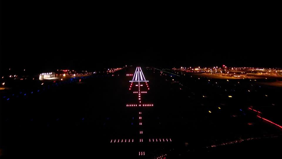 14 - Multan Airport Runway at Night