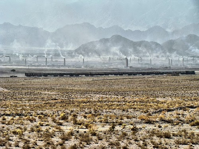 16 - Brick Klins near Quetta and Baluchistan Express.