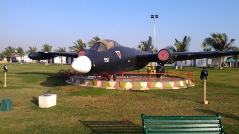 3 - A model of spitfire war hawk...in...Pakistan Air Force (PAF) Museum Karachi.