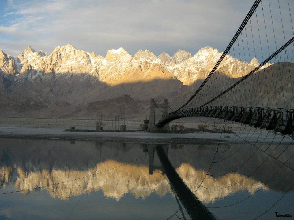 3 - The bridge on the way to Hushe Valley Near Khaplu-Sailing - 