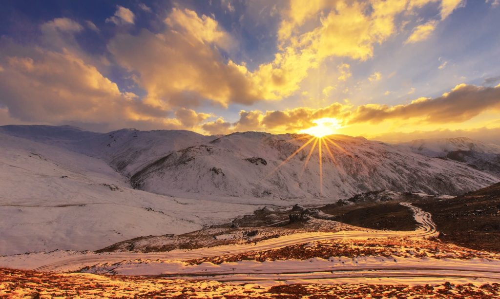 9 - Sunset at Chillam in Deosai National Park - S.M.Bukhari