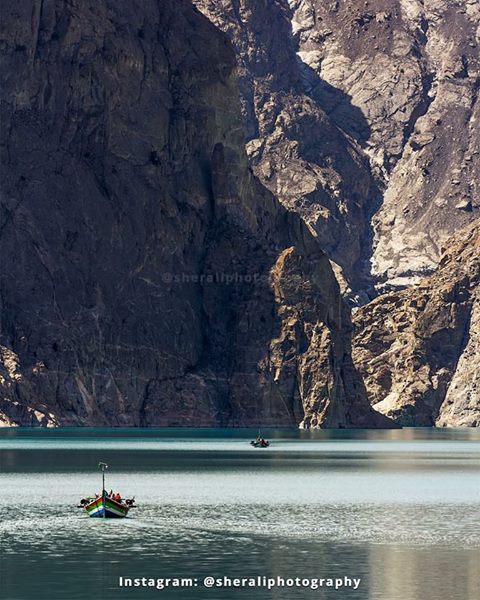 22 - Boating at Attabad lake, Hunza Gilgit Baltistan