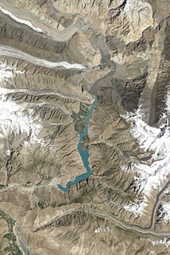 Attabad Lake Aerial View 1