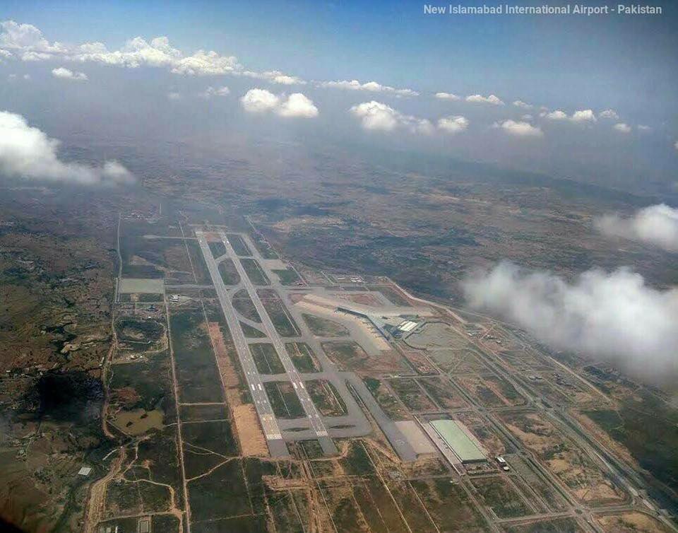 New Islamabad International Airport Aerial View