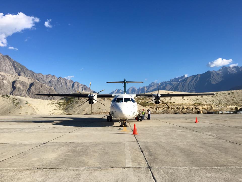 2 - A PIA ATR 42 Aircraft at the Skardu Airport