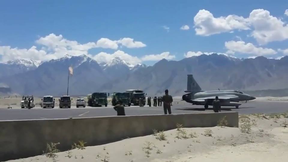 8 - JF 17 Thunder at the Skardu Airport