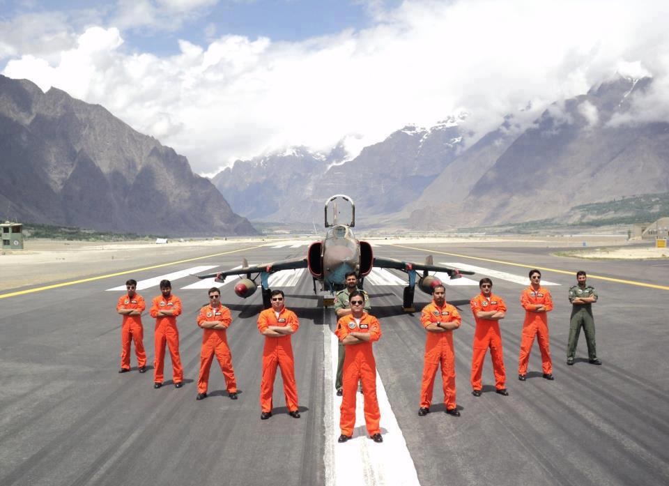 9 - Pakistan Airforce Personel at the Skardu Airport
